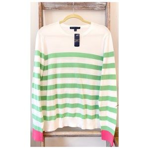 Brooks Brothers • Striped Colorblock Sweater